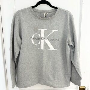 Calvin Klein Jeans Gray Sweatshirt